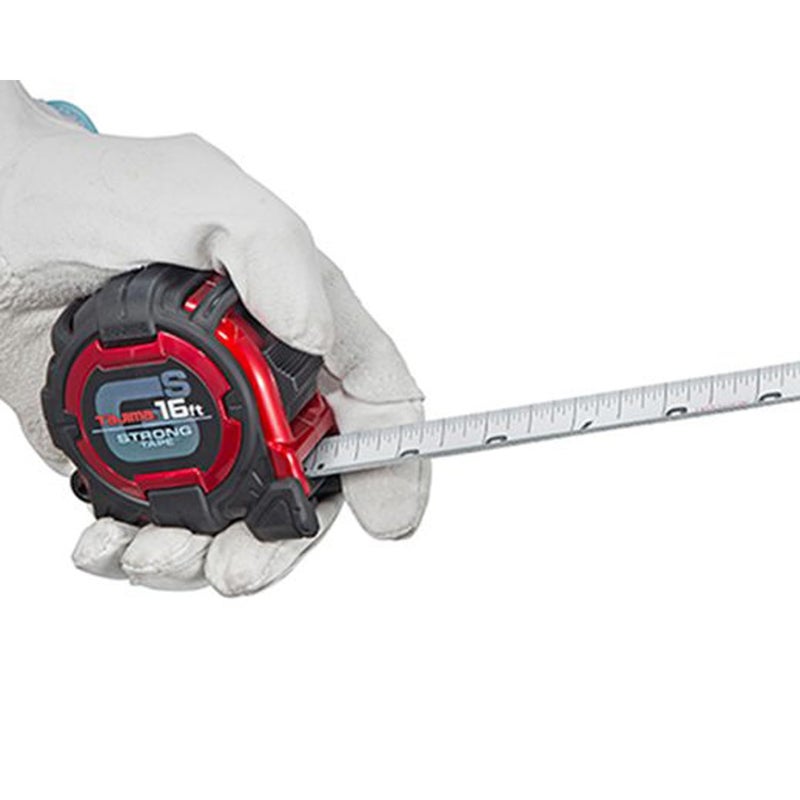 TAJIMA Tape Measure - 16 ft x 1 inch GS-Lock Measuring Tape with Shock Resistant Case & Acrylic Coated Blade - GS-16BW - Image 4